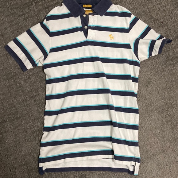 Abercrombie & Fitch Striped Polo (A) - Picture 1 of 3